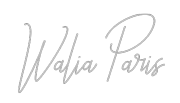 Baseline du logo Walia Paris